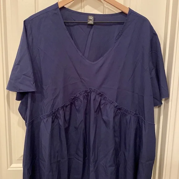 NWOT Shein Flutter Sleeve Blouse 3X - Picture 7 of 10